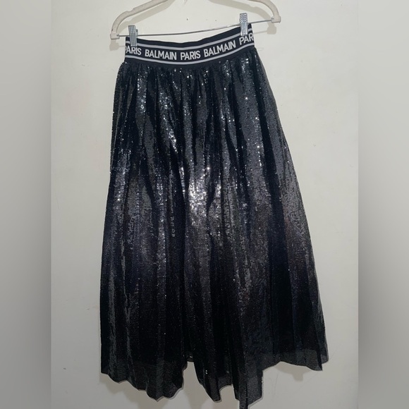 Balmain Girls Sequin Boho Maxi Skirt - Picture 11 of 11